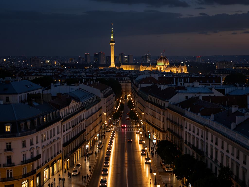 Madrid at night