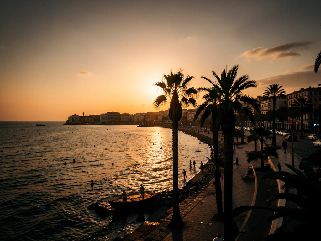 Málaga at night